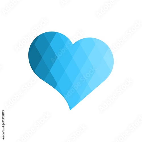 Heart love and chat logo template - Vector