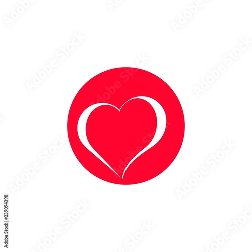 hearts love vector. Doodle heart loves. Loves heart. - Vector