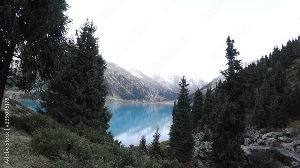 Kazakhstan big Almaty lake