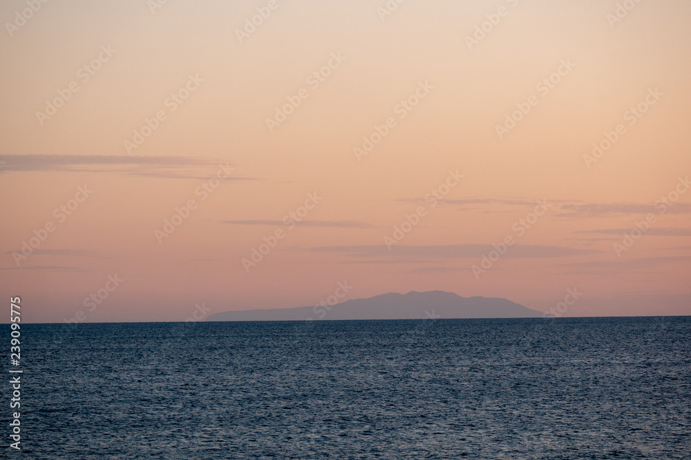 伊豆大島の遠景