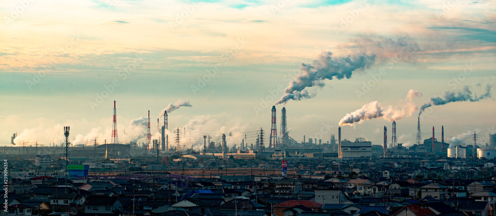 Obraz premium 工業地帯