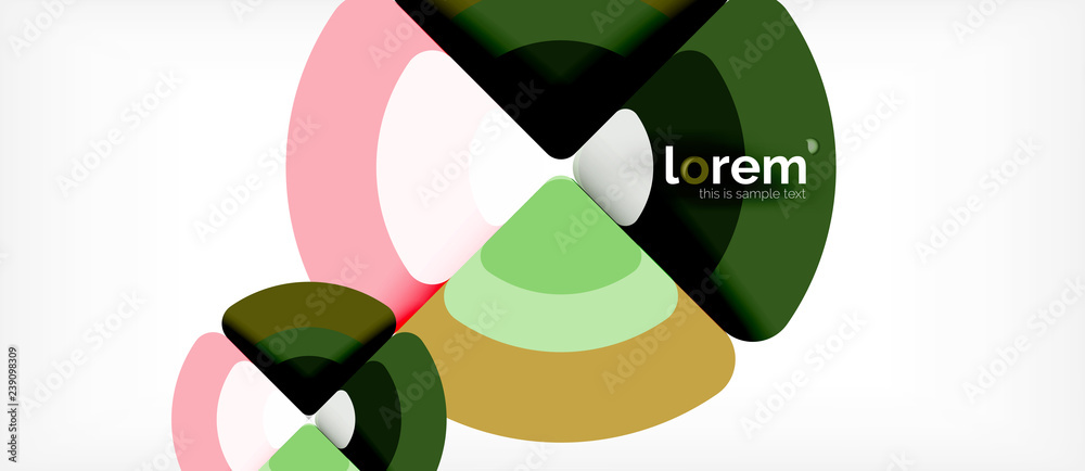 Circles and triangles design abstract background Circles and triangles design abstract background