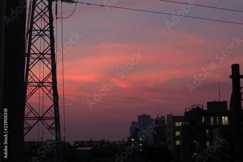 夕暮れの空 © Kengo Kuribayashi