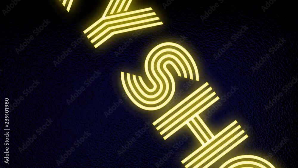 Many neon signs with text (Girls, Live Show, Nude, Topless, Open, Peep