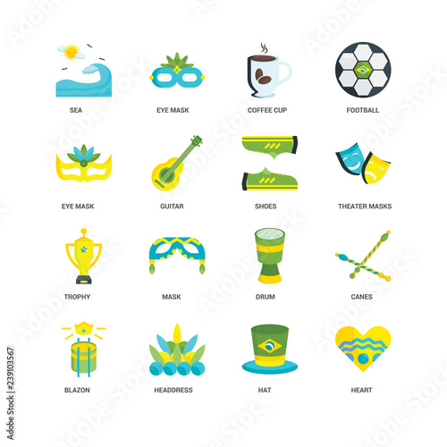 Simple Set of 16 Vector Icon. Contains such Icons as Heart, Hat, Headdress, Blazon, Canes, Sea, Eye mask, Trophy, Shoes, undefined, undefined. Editable Stroke pixel perfect
