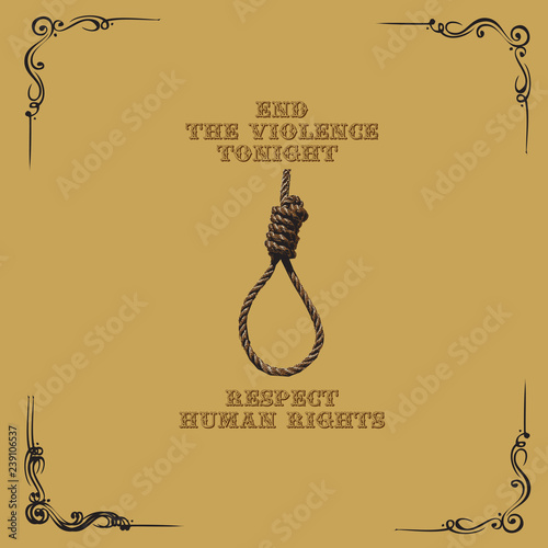 Poster End the Violence tonight