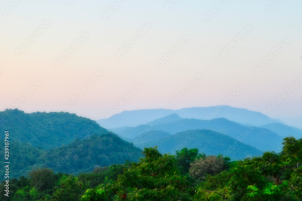 Naklejka premium Die Berge von Hua Hin in Thailand