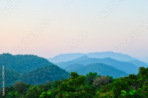 Die Berge von Hua Hin in Thailand
