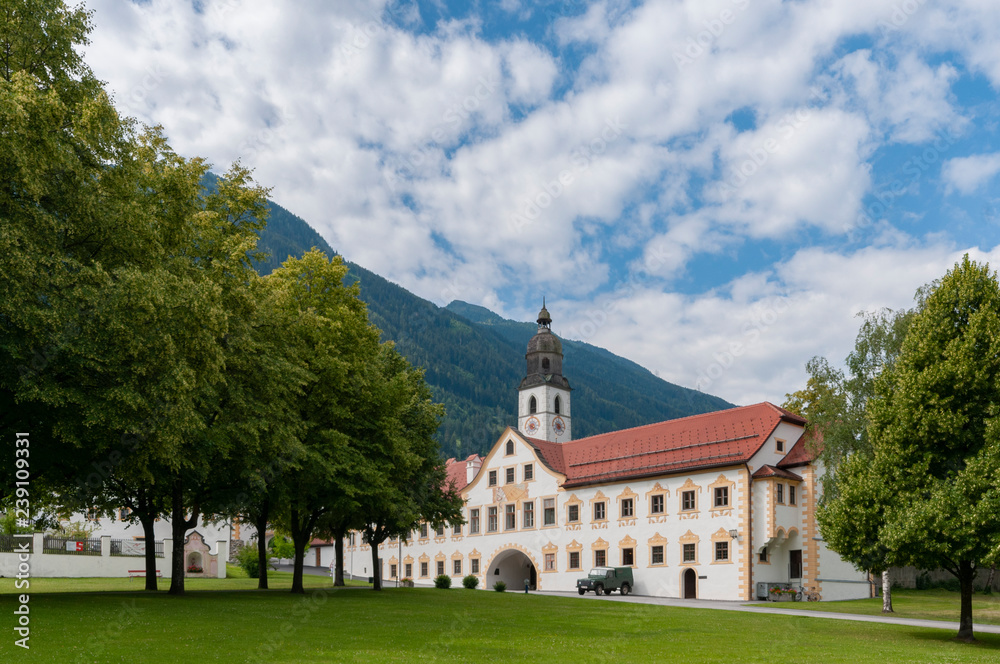 View of Stift Stams in Tyrol
