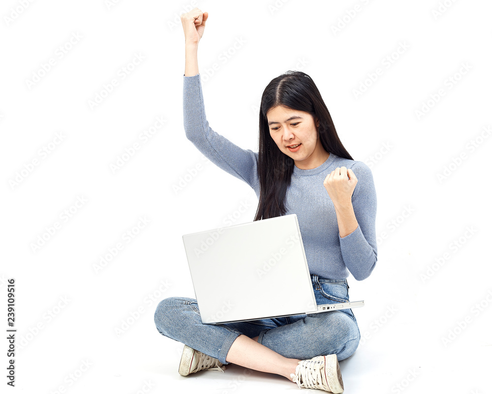 woman sitting floor holding laptop woman sitting floor holding laptop