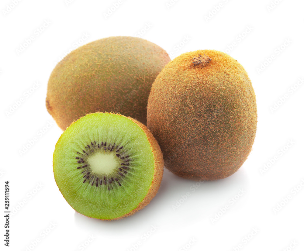fresh kiwi isolated on white background fresh kiwi isolated on white background