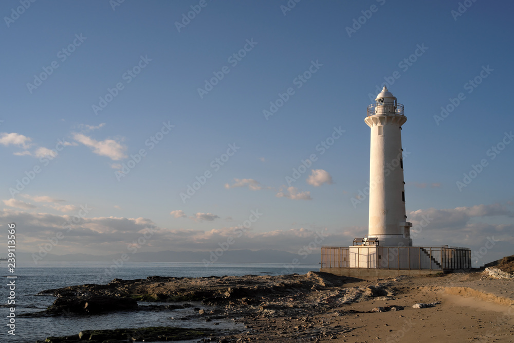 海辺の風景・知多半島野間灯台