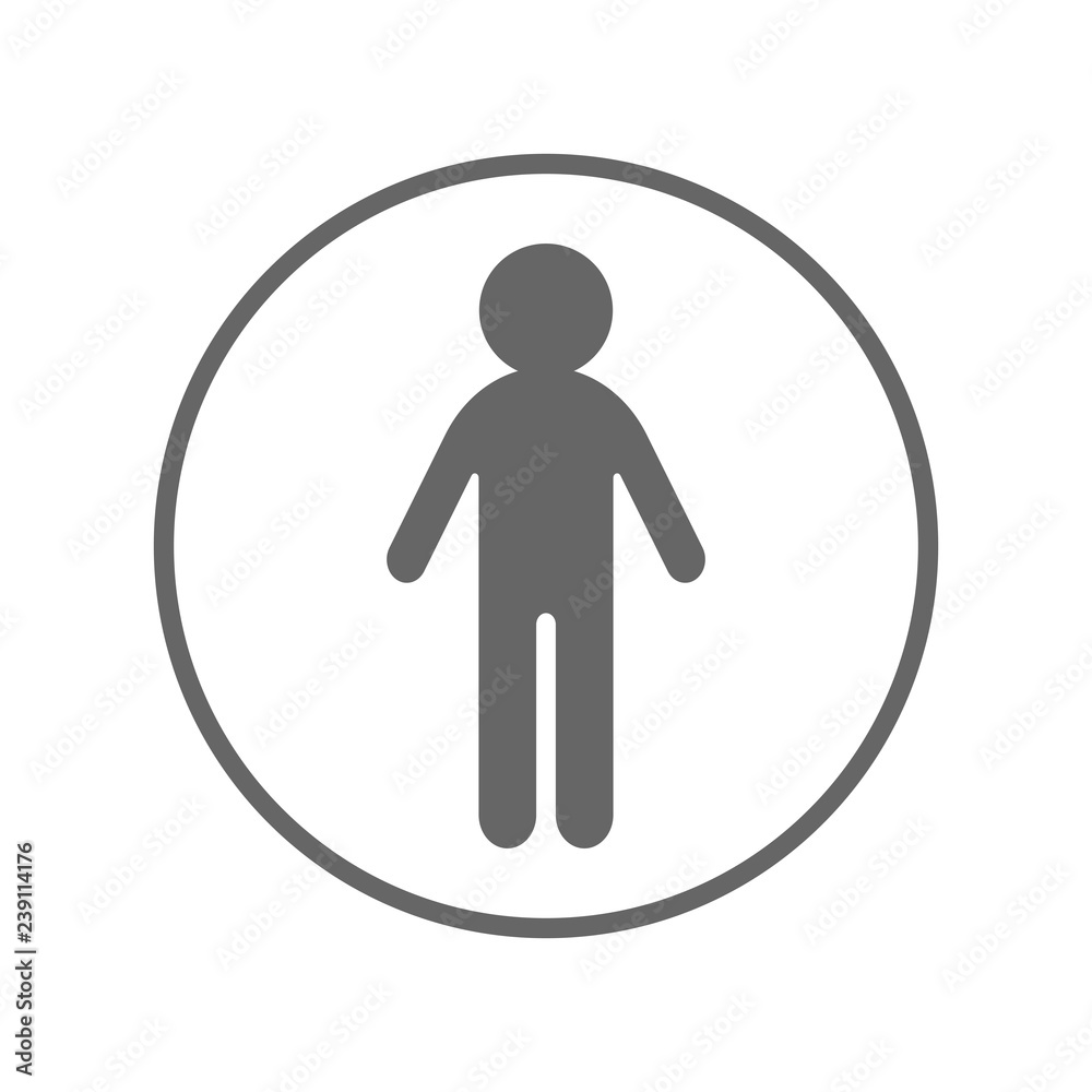 Male icon. Vector. Male icon. Vector.