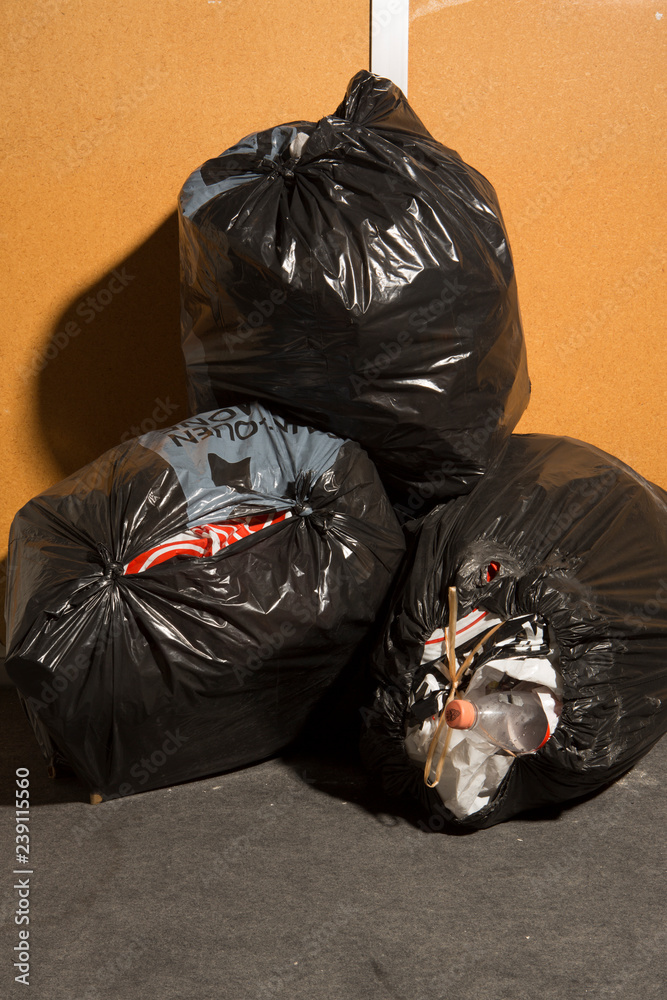 garbage bag garbage bag