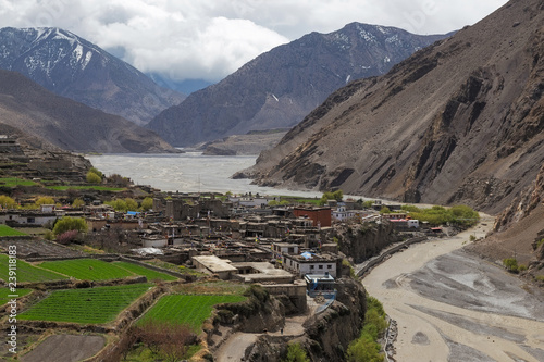 Local houses at Kagbeni in lower Mustang district, Nepal