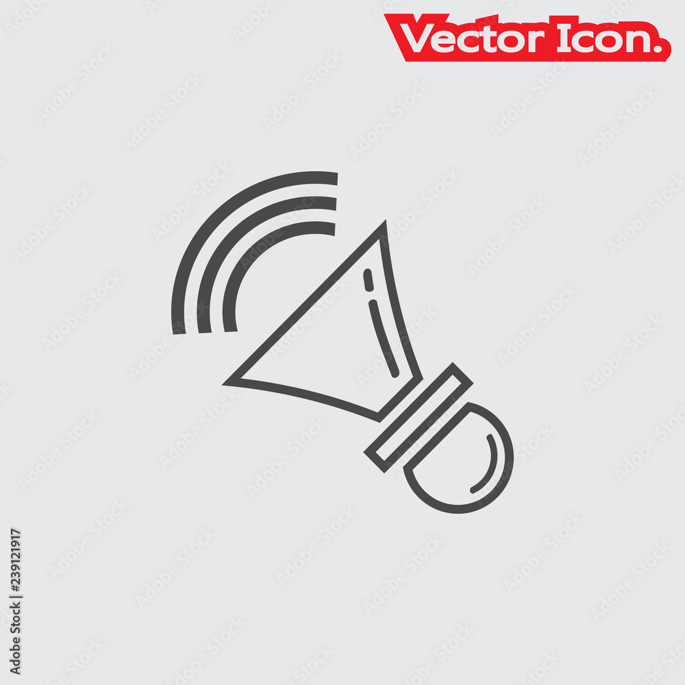 klaxon icon isolated sign symbol and flat style for app, web and digital design. Vector illustration. klaxon icon isolated sign symbol and flat style for app, web and digital design. Vector illustration.