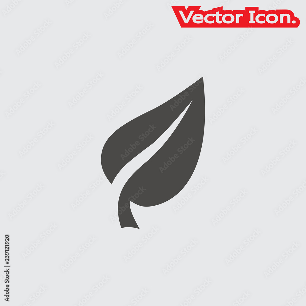 Leaf icon isolated sign symbol and flat style for app, web and digital design. Vector illustration. Leaf icon isolated sign symbol and flat style for app, web and digital design. Vector illustration.