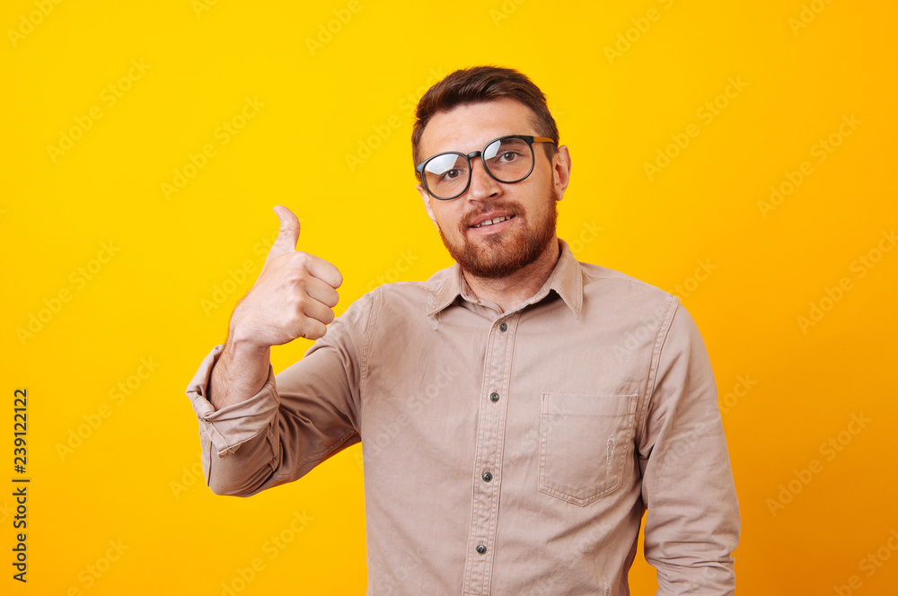 Photo of cheerful man gesturing that is good Photo of cheerful man gesturing that is good