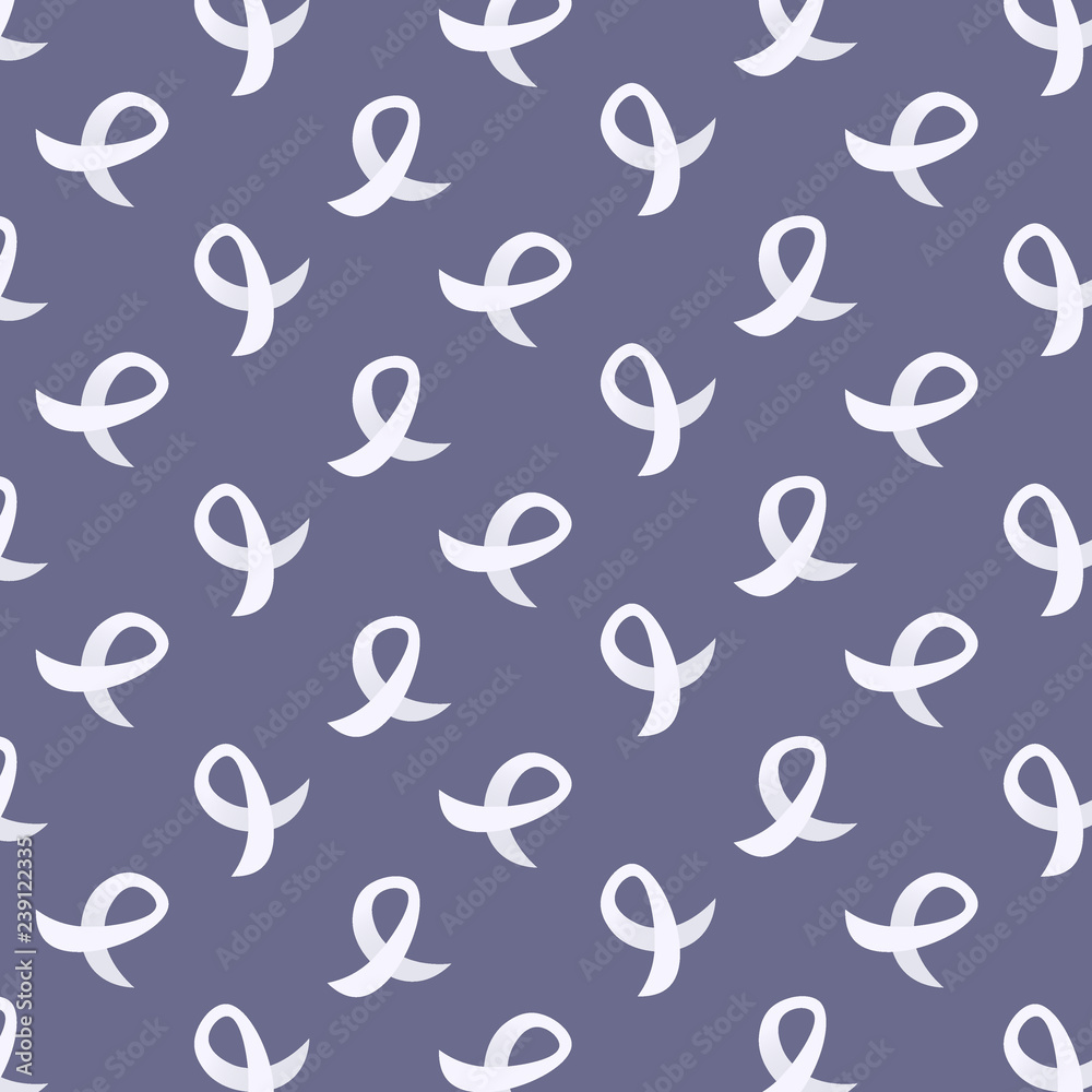 World AIDS day awareness ribbon sign seamless pattern medical prevention breast cancer flat World AIDS day awareness ribbon sign seamless pattern medical prevention breast cancer flat