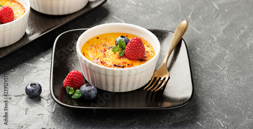 Fotografie Creme brulee