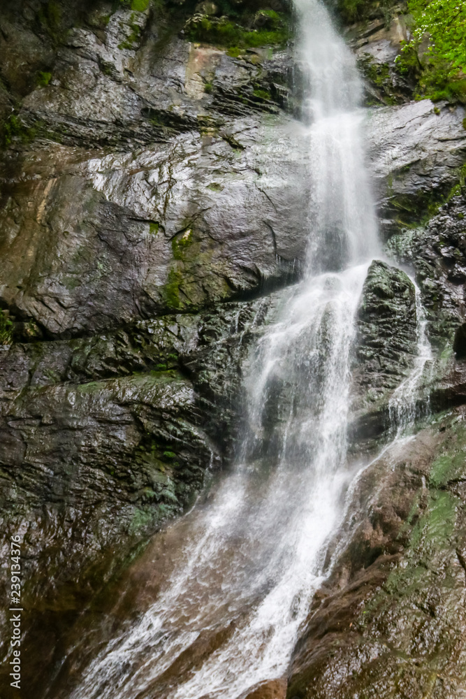 Makhuntseti waterfall near Batumi in Adjara region, Georgia