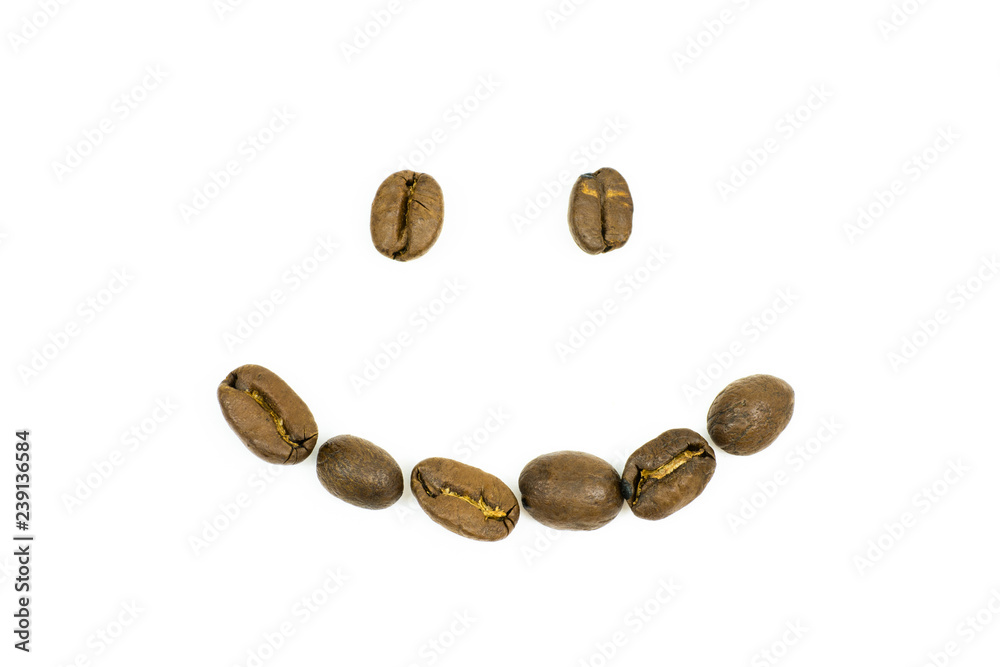 Smiley with Coffee Beans Smiley with Coffee Beans