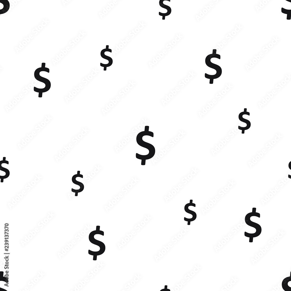 Dollar sign seamless pattern Dollar sign seamless pattern