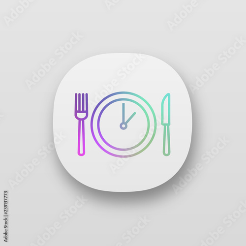 Lunch time app icon