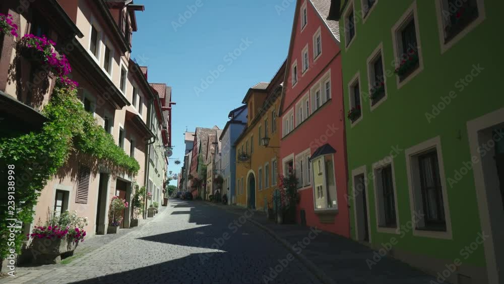 Rothenburg ob der Tauber, picturesque medieval town, Germany Rotenburg, July 2018 Rothenburg ob der Tauber, picturesque medieval town, Germany Rotenburg, July 2018