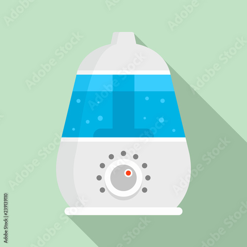 Healthy humidifier icon. Flat illustration of healthy humidifier vector icon for web design