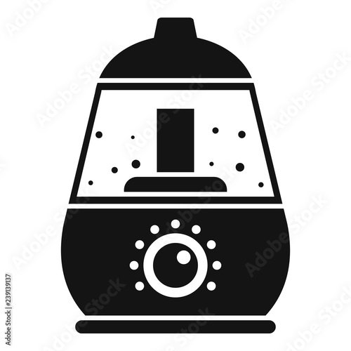 Room humidifier icon. Simple illustration of room humidifier vector icon for web design isolated on white background