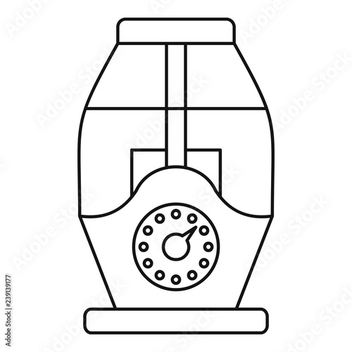 Humidifier icon. Outline humidifier vector icon for web design isolated on white background