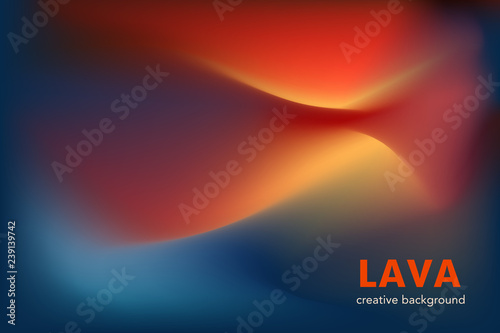 Abstract creative background in burning lava colors. Vivid gradient texture for wallpapers, postcards, advertising
