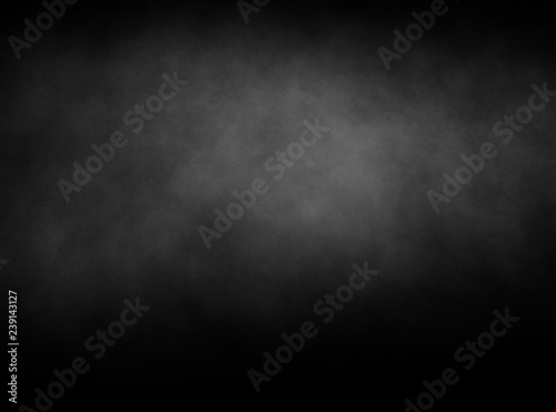 Snow and snow fog on a black background