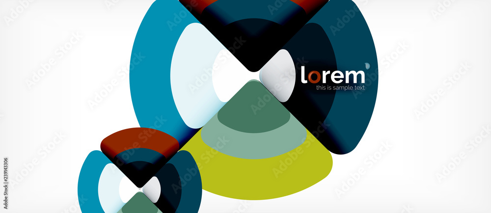 Circles and triangles geometric abstract background. Trendy abstract layout template for business or technology presentation or web brochure cover, wallpaper Circles and triangles geometric abstract background. Trendy abstract layout template for business or technology presentation or web brochure cover, wallpaper