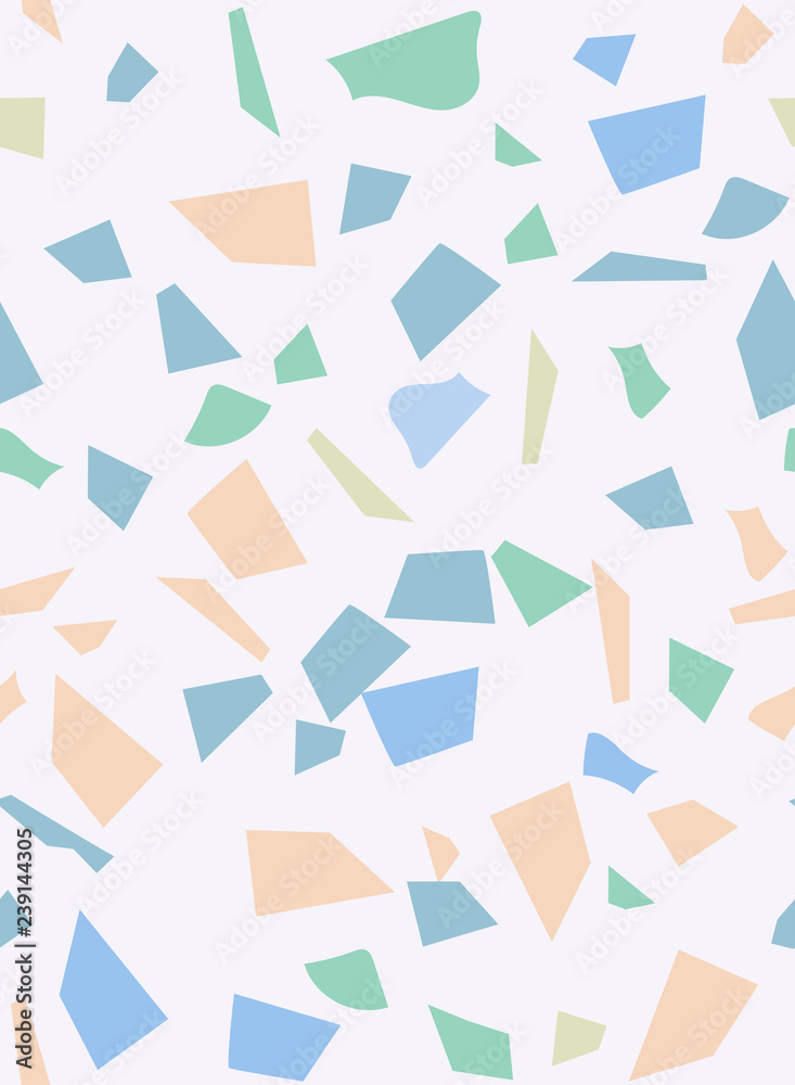 Trendy seamless terrazzo pattern. Abstract texture marble flooring vector illustration Trendy seamless terrazzo pattern. Abstract texture marble flooring vector illustration
