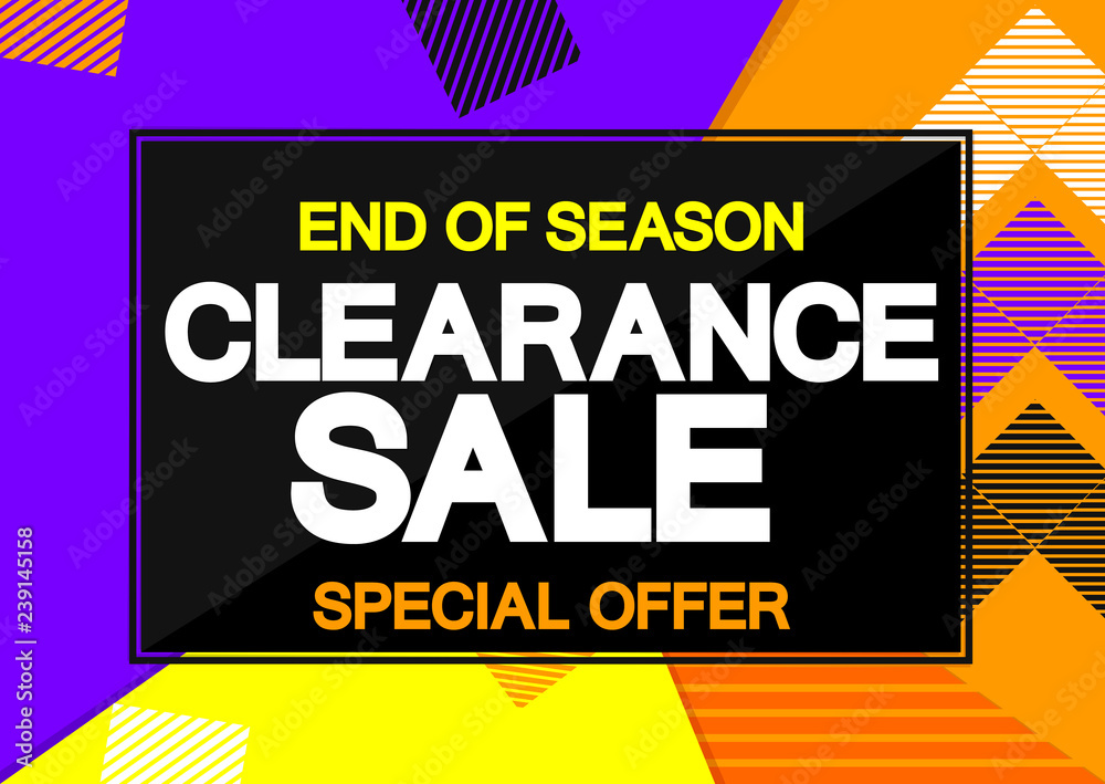 CLEARANCE SALE Template