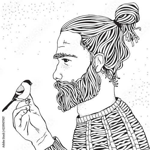 94 Coloring Pages Beard Best