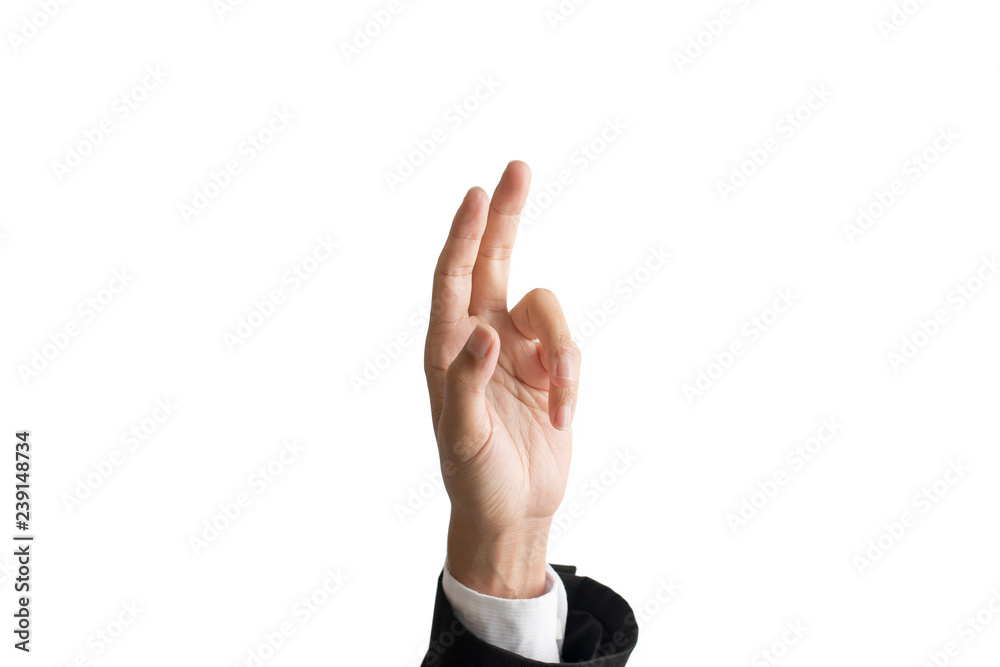 Hand toching against virtual screen concept Hand toching against virtual screen concept