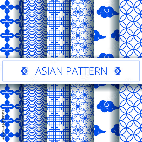 Oriental asian traditional chinese korean japanese patterns decoration elements set,web online concept page background,asians symbols.Koreans tradition ornate geometric forms,shapes,wrapping paper