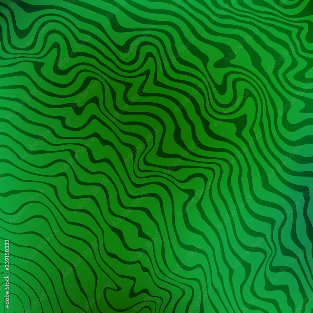 Green abstract smooth background. Vector illustration.
