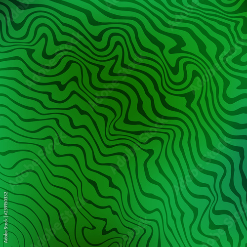 Green abstract smooth background. Vector illustration.