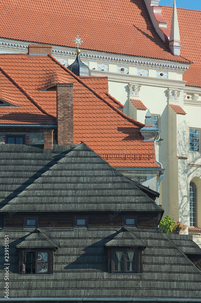 Obraz premium Dachy i daszki