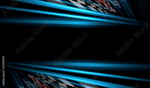 Racing speed background, vector illustration abstraction in car track