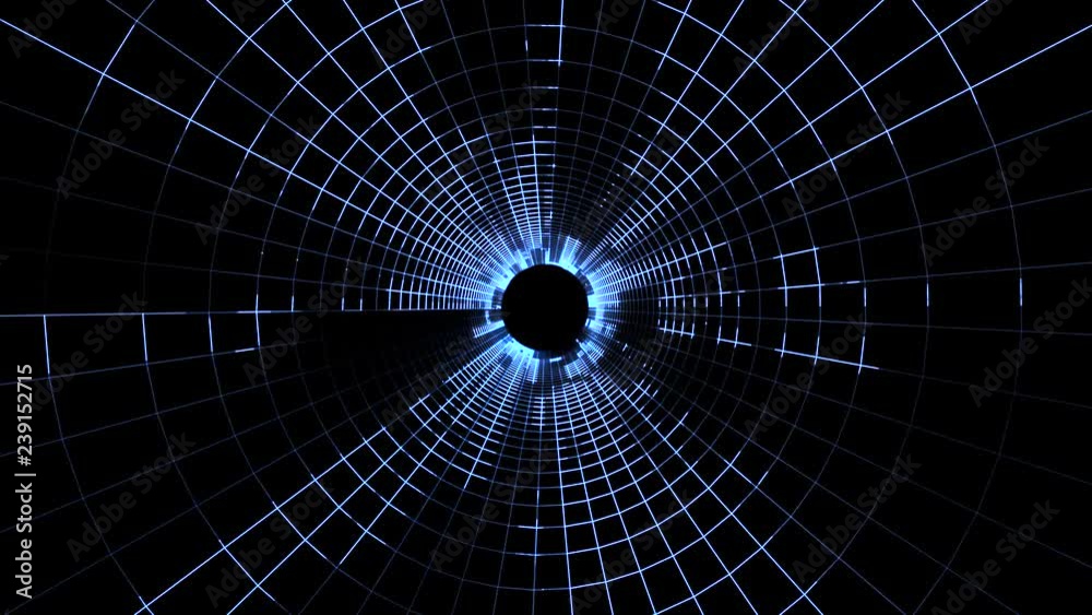 Flight in out neon lights grid net cyber tunnel motion graphics animation background seamless loop new quality futuristic cool nice beautiful 4k stock video footage