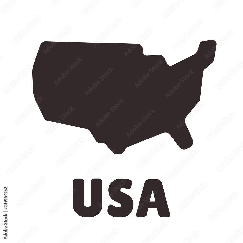 USA shape icon