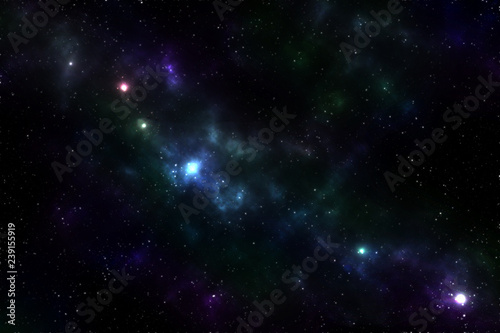 Fototapeta Naklejka Na Ścianę i Meble -  Stars night sky texture. Illustration of galaxy background.