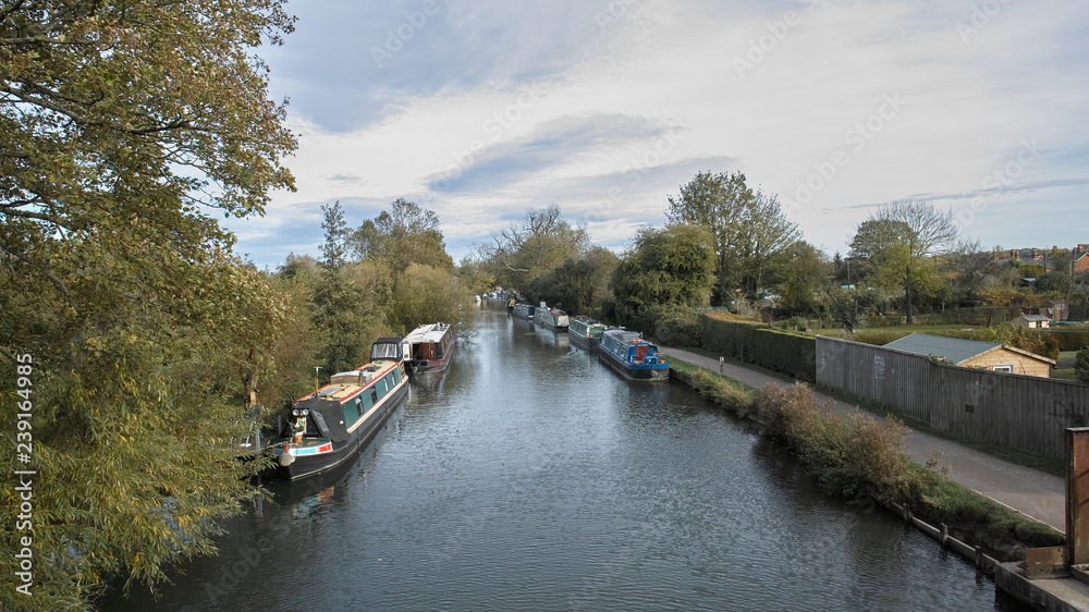 Boats on the Kennet and Avon Canal