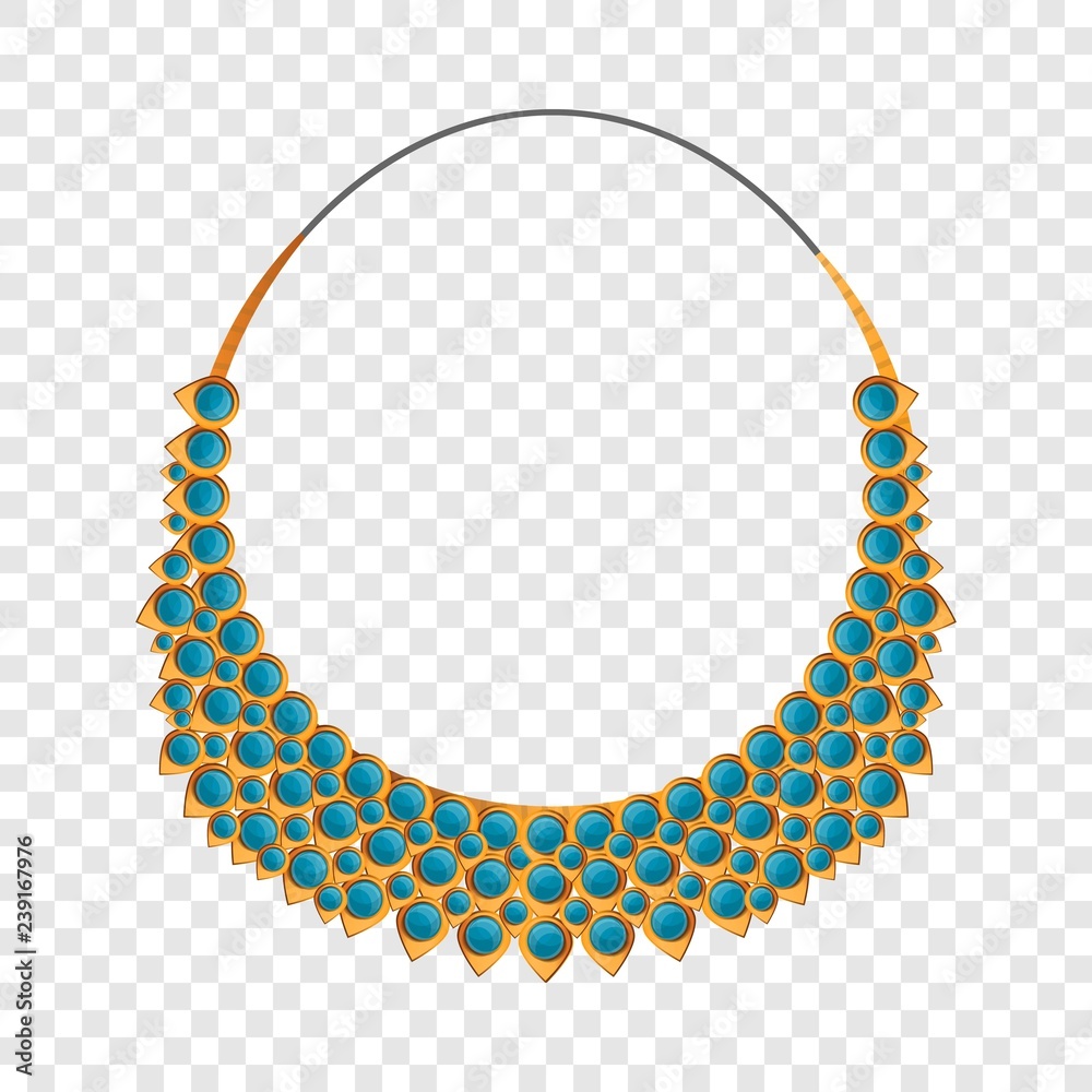 Fashion necklace icon. Cartoon of fashion necklace vector icon for web design Fashion necklace icon. Cartoon of fashion necklace vector icon for web design