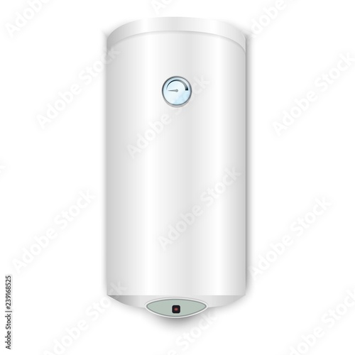Classic water boiler icon. Realistic illustration of classic water boiler vector icon for web design isolated on white background